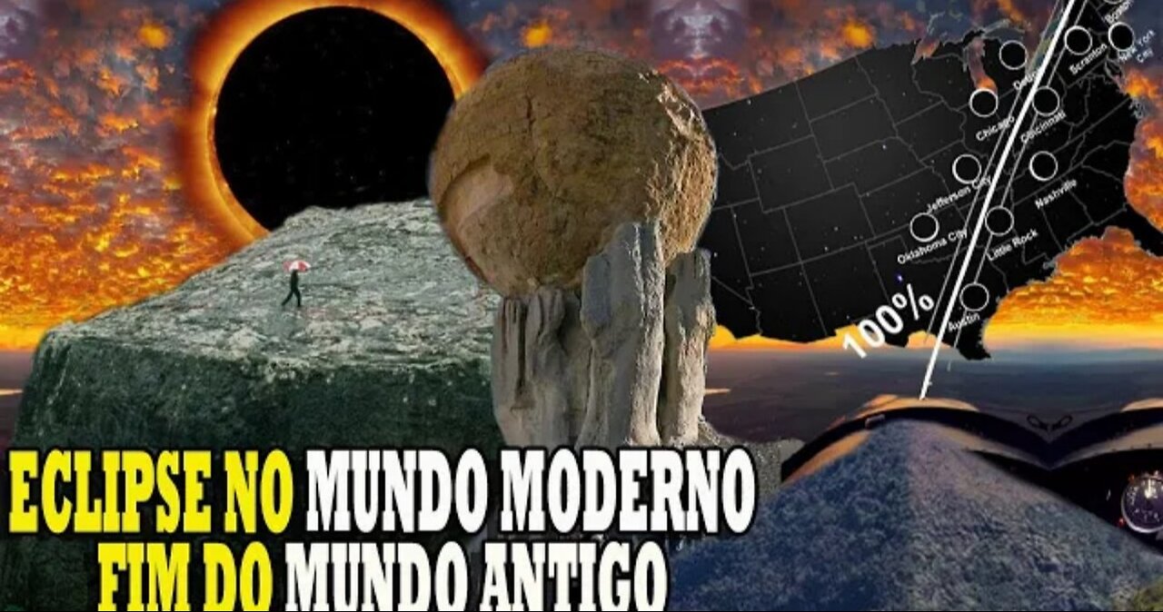 ALERTA DO ECLIPSE DE 08 DE ABRIL - CRIANÇAS NÃO IRÃO À ESCOLA E GOVERNO MANDA GUARDAR MANTIMENTOS