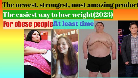 The easiest way to lose weight at least time for obese people