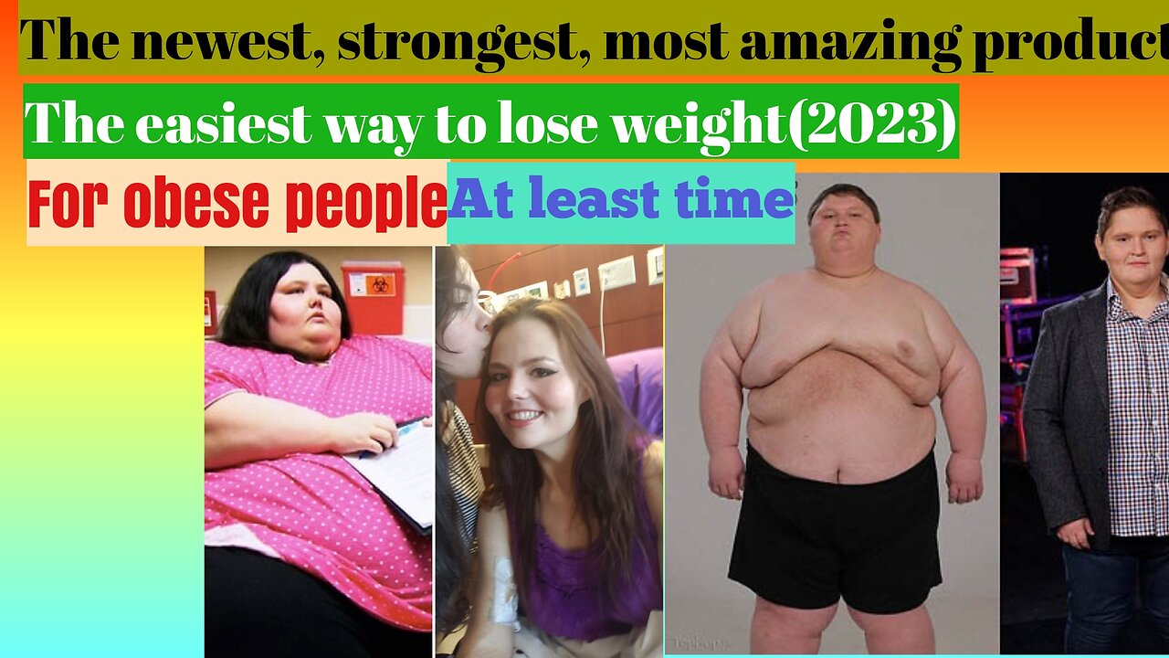 The easiest way to lose weight at least time for obese people