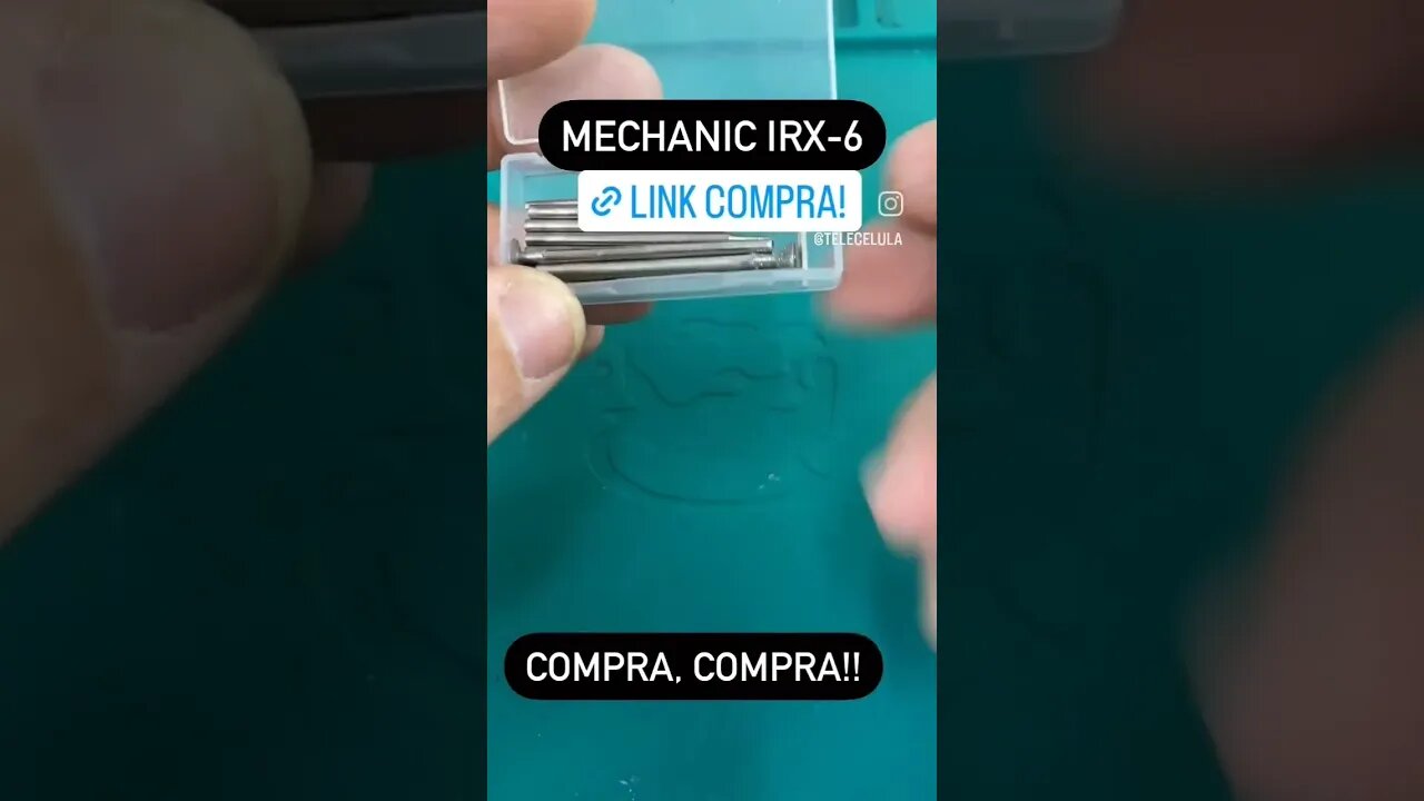 Mini Retifica Sem Fio Mechanic irx6 www.telecelula.com.br