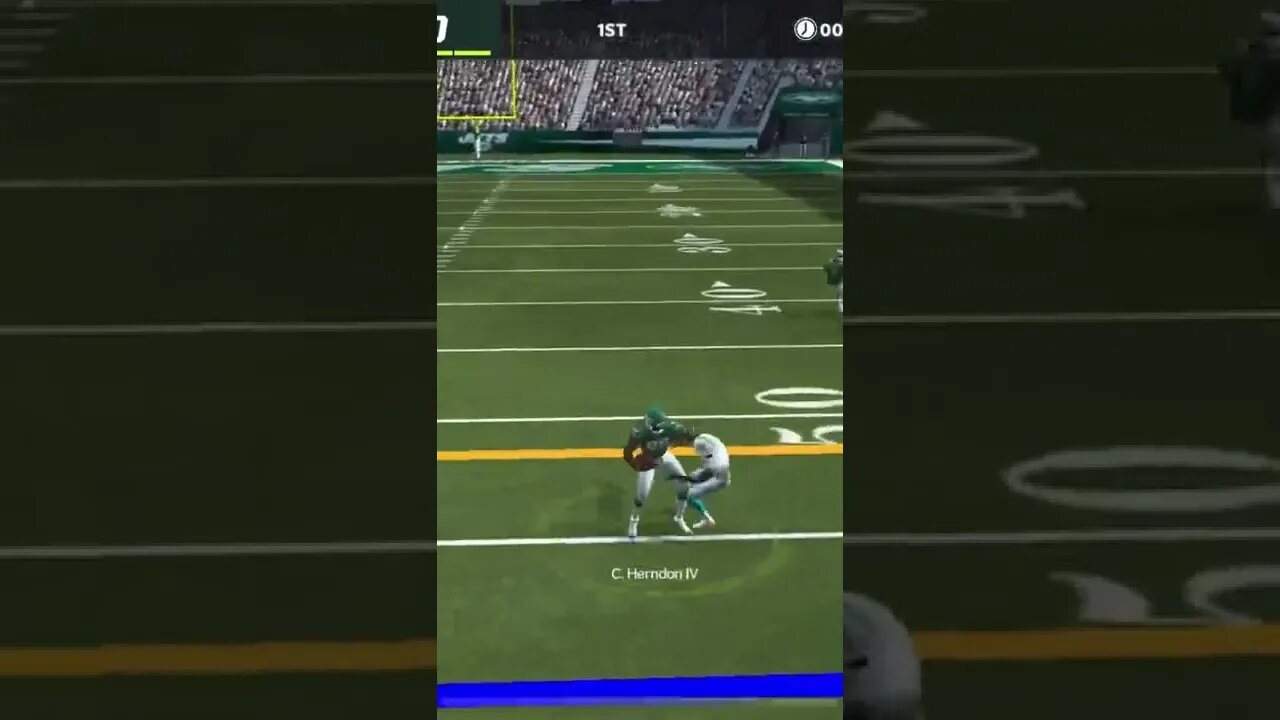 Jets TE Chris Herndon Pass Reception Gameplay - Madden NFL 22 Mobile Football
