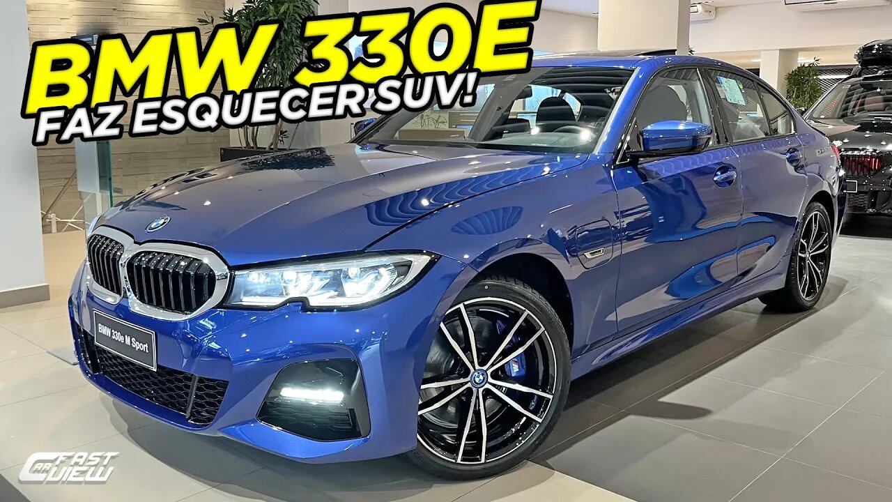 NOVA BMW 330E M SPORT 2022 PERDEU ITENS MESMO ASSIM É A MELHOR OPÇÃO DA CATEGORIA!