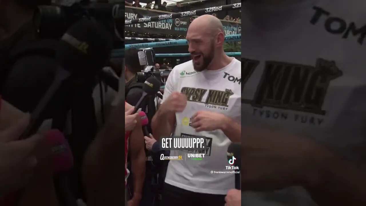 Tyson Fury Saturday Live #shorts #boxing