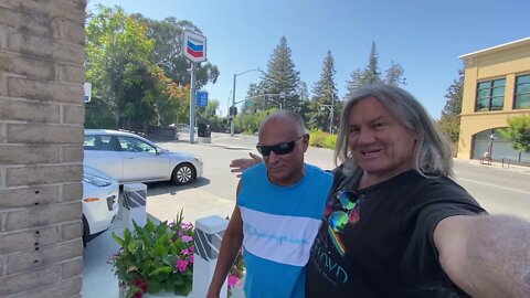 70’s LAHS track athletes Haig & Brent in Los Altos California USA