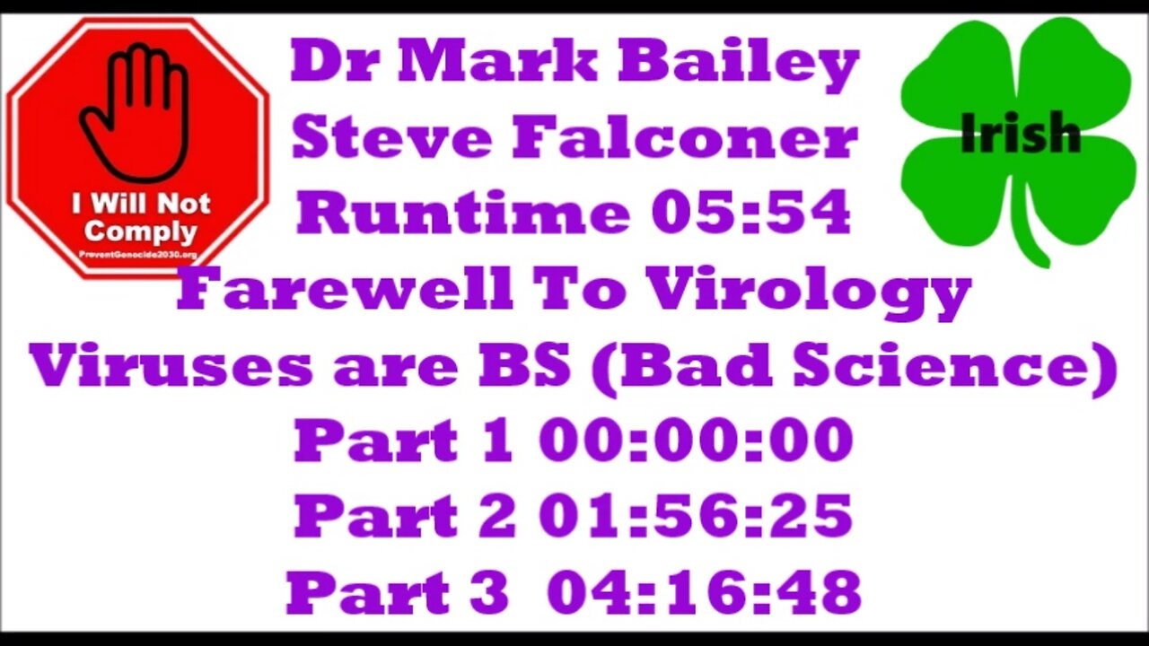 Farewell to Virology Bad Science 3 Parts 05~54hrs 13-Mar-2024