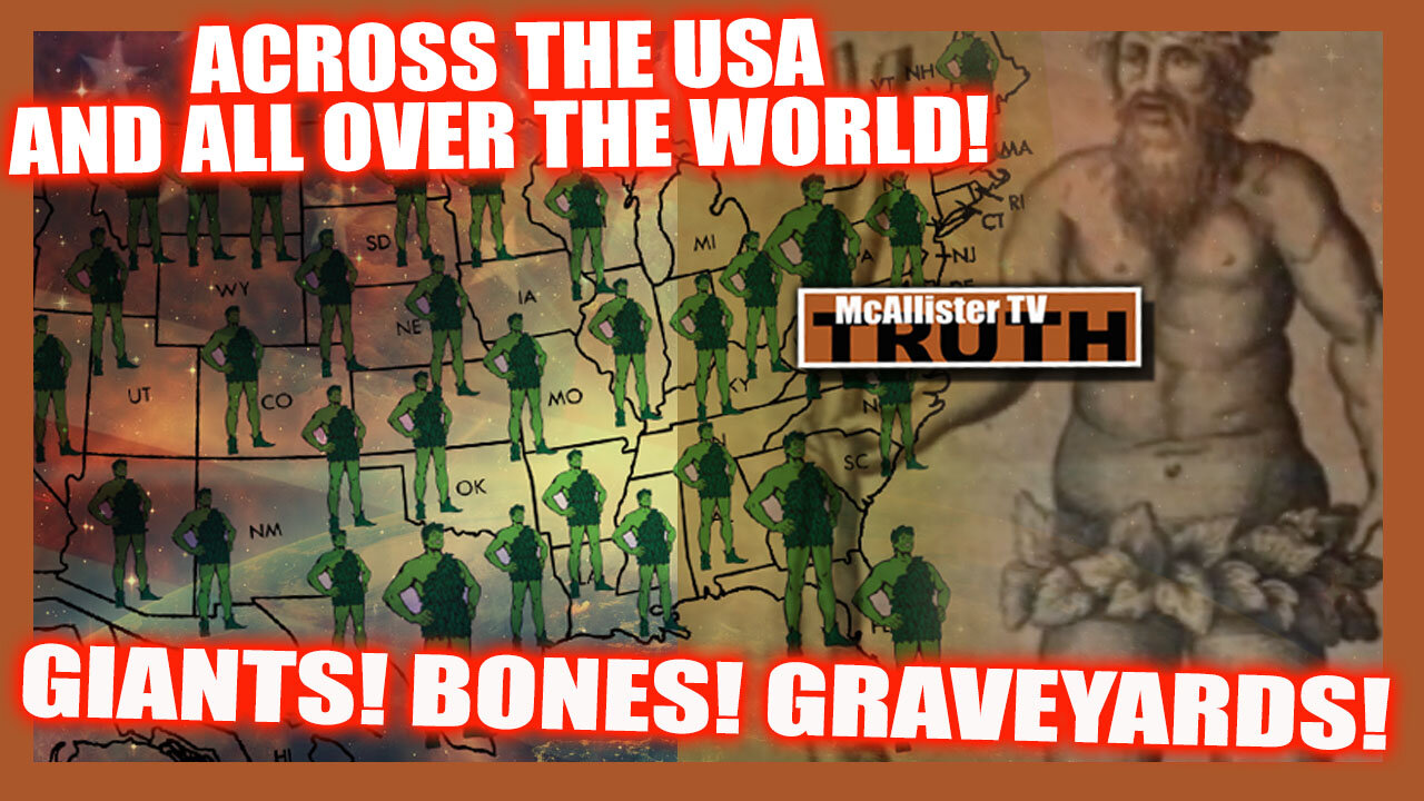 HIDDEN HISTORY! PREHISTORIC RACE OF GIANTS! 7 TO 12 FEET! GRAVEYARDS IN EVERY STATE AND COUNTRY!