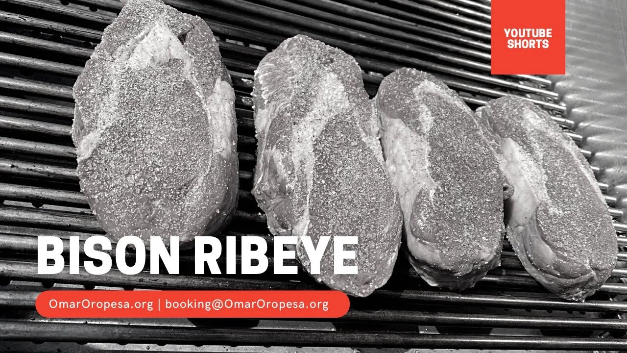 🔥 Bison Ribeye 🔥 Ojo De Bífe De Bisonte 🦬🦬🦬 #SHORTS #YOUTUBESHORTS