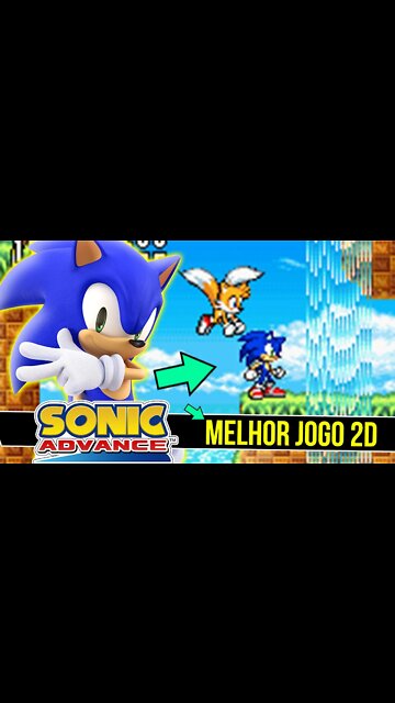 Melhor jogo 2D do Sonic | Sonic Advance #shorts