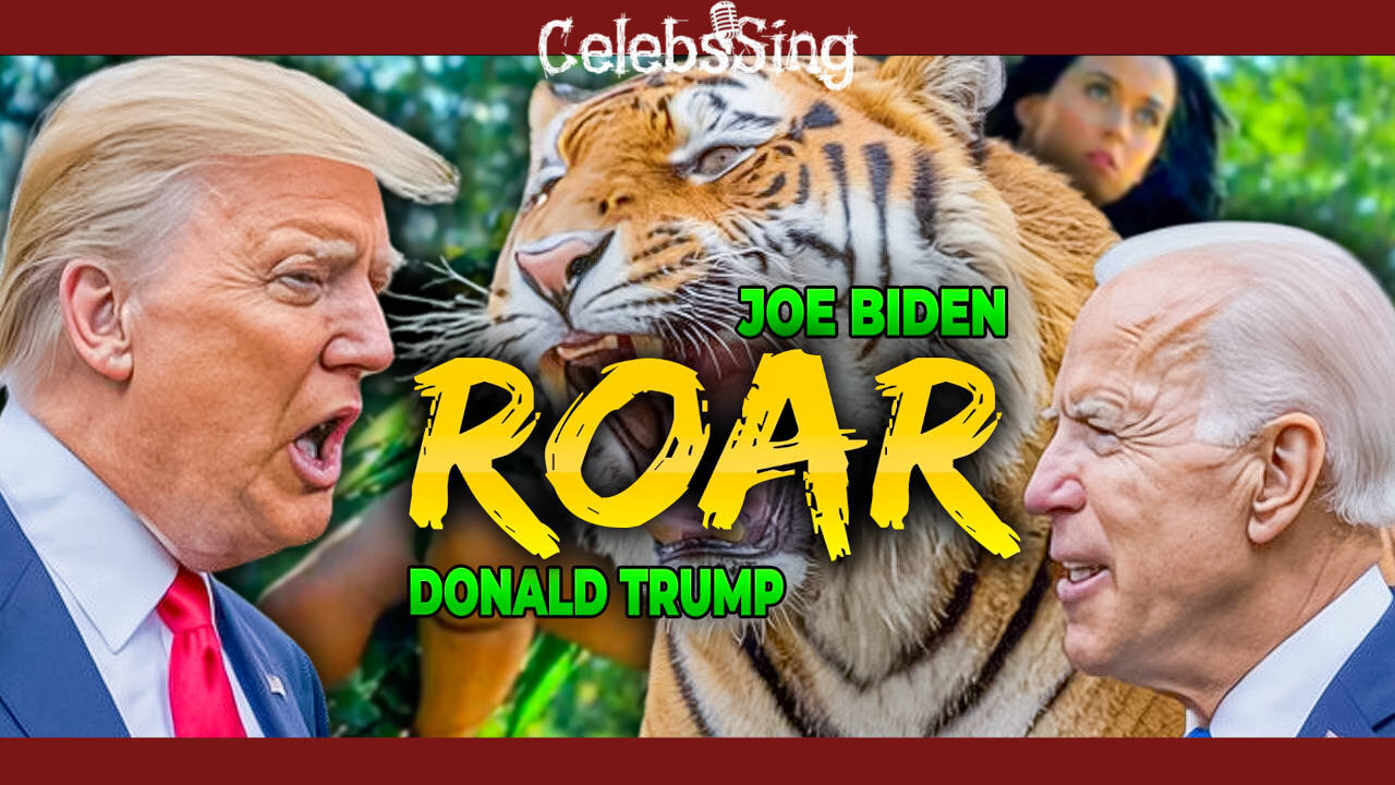 Trump and Biden sing Roar by Katy Perry