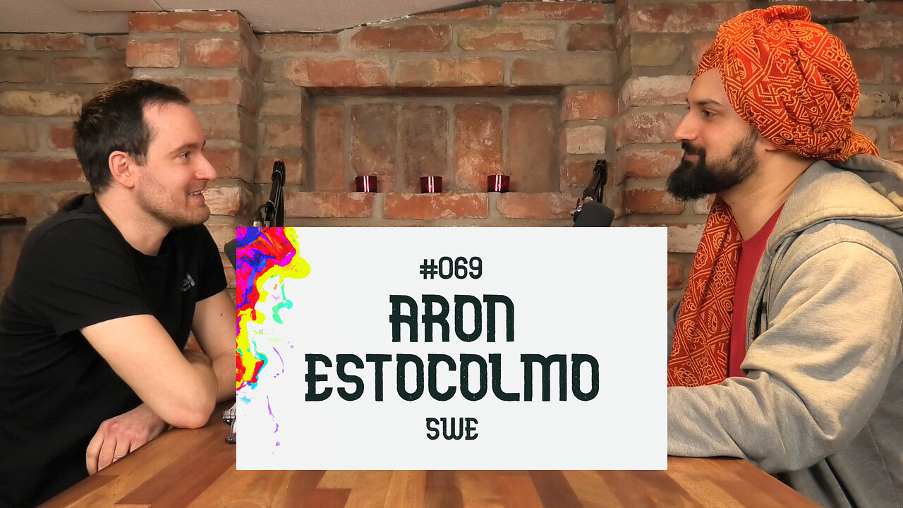 #069 | Aron Estocolmo | SWE – nischad musik, Latinamerika, Indien, religion & mycket mer