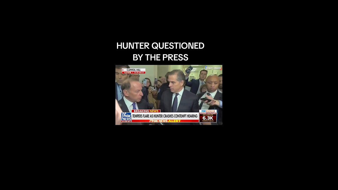 Hunter Biden Questioned By the Press about his CRACK Habits