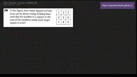 Math Olympiad | 2019 | Division E | Contest 2 | MOEMS | 2B