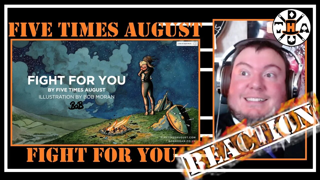 "Fight For You" by Five Times August REACTION | Bob Moran Illustrated Lyric Video | Save The Kids!
