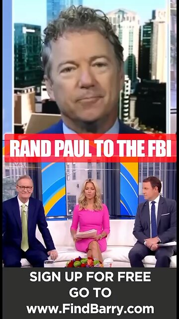 Rand Paul The burden of proof is on the FBI