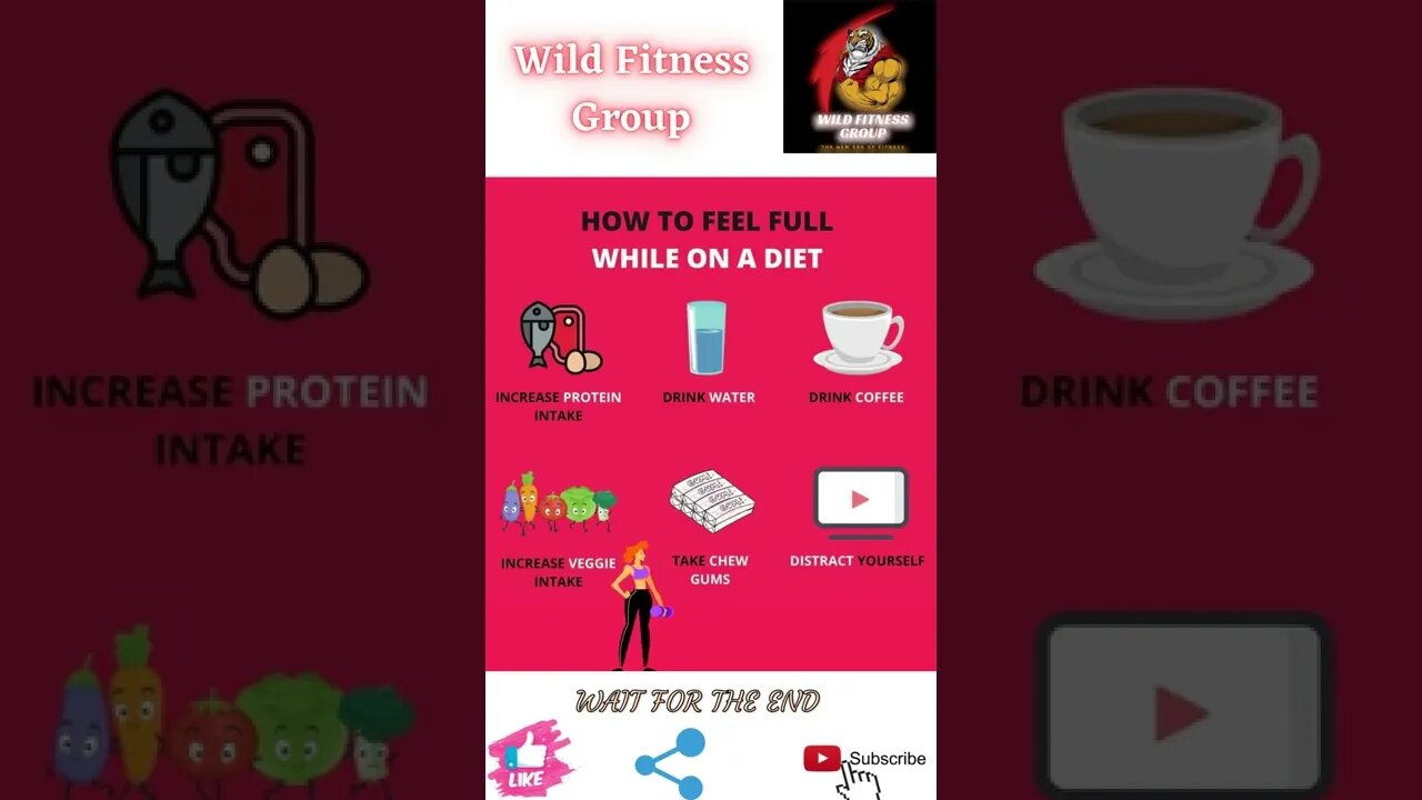 🔥How to feel full while on a diet🔥#shorts🔥#wildfitnessgroup🔥9 April 2022🔥