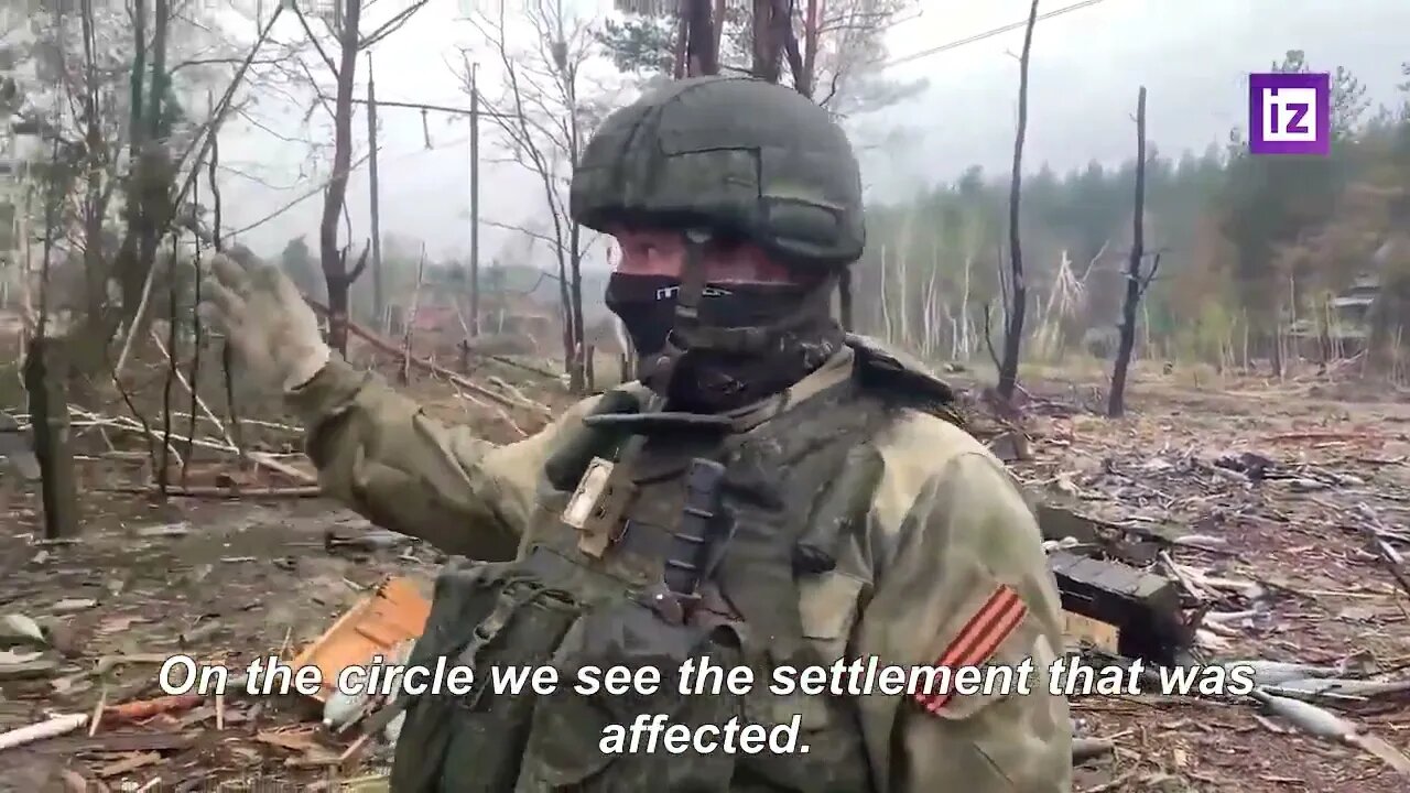 Russian Sappers At The Request Of Local Residents Who Ask Them To Clear Residential Areas Of Mines
