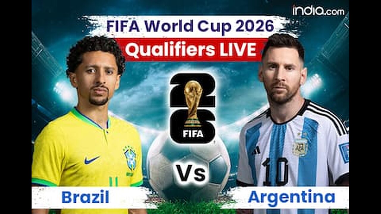 Brazil vs Argentina 0 - 1 FIFA Qualifier Football | Soccer