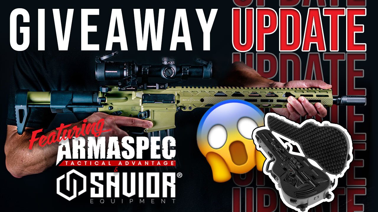 Giveaway Update! Armaspec AND Savior Equipment?!!