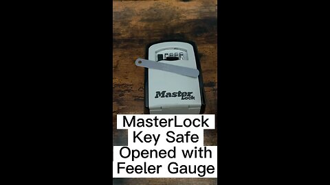 Masterlock Key Safe v Feelup gauge