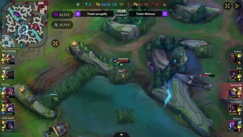 Twitch Rivals League of Legends Wild Rift Yougelly vs Meteos Game 1