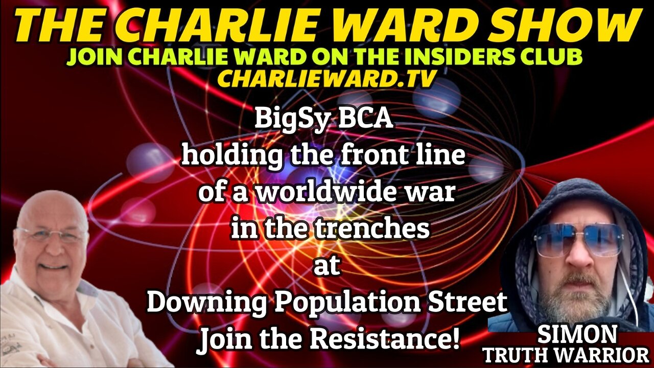 BigSy BCA holding the front line in the trenches at Downing Population Street with Charlie ward