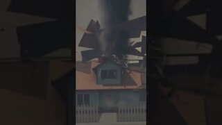 Tornado destruction