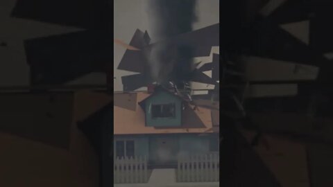 Tornado destruction