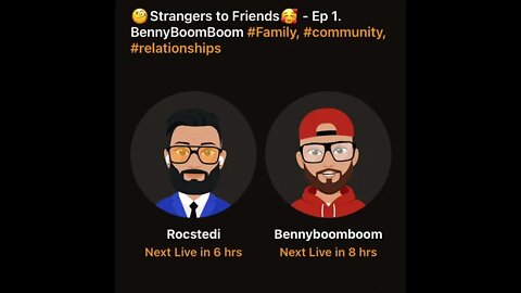 The Rocstedi Podcast - 🧐Strangers to Friends🥰 - Ep1. BennyBoomBoomi