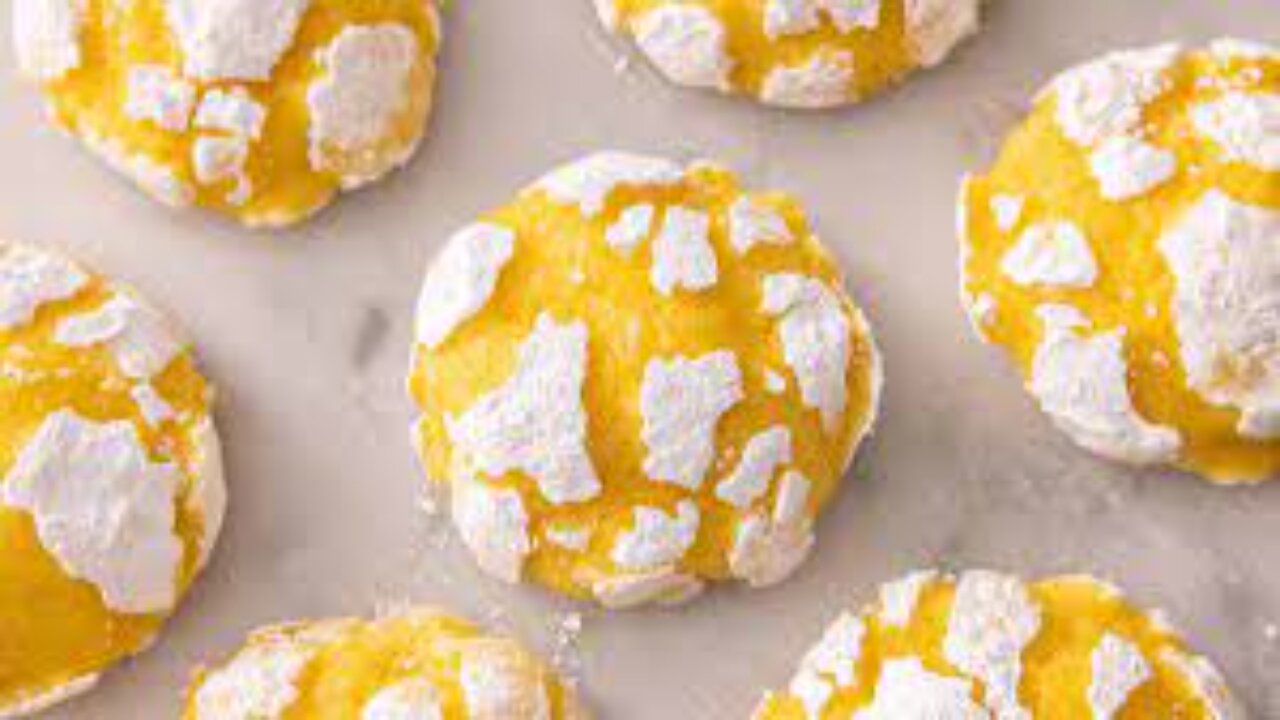 Lemon Crinkle Cookies