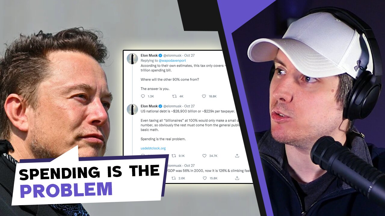 Elon Musk NAILS The Biggest Problem In This Country: Spending...