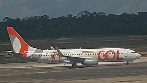 Boeing 737-800 PR-GUA coming from Brasília to Manaus