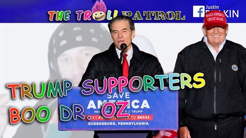 PA Senate Candidate Dr Oz Gets Booed At Trump Rally For Not Being MAGA Enough