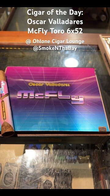 Cigar of the Day: Oscar Valladares McFly 6x52 Toro #Cigars #Shorts #BackToTheFuture #cigaroftheday