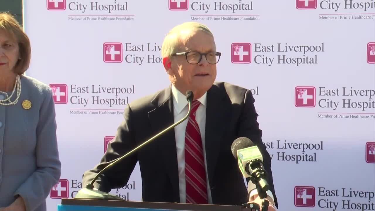 DeWine in East Palestine for clinic opening