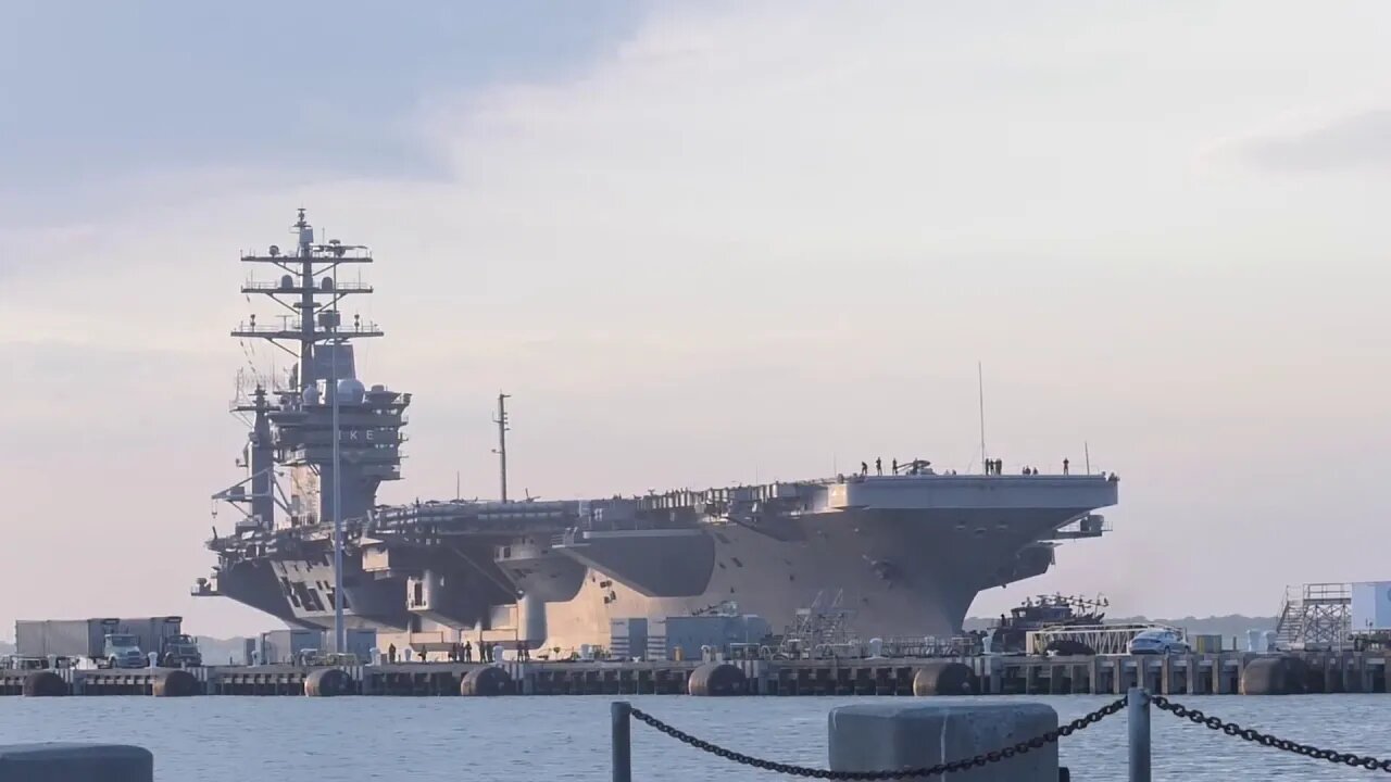 Ships Begin to Return to Naval Station Norfolk Following Hurricane Dorian