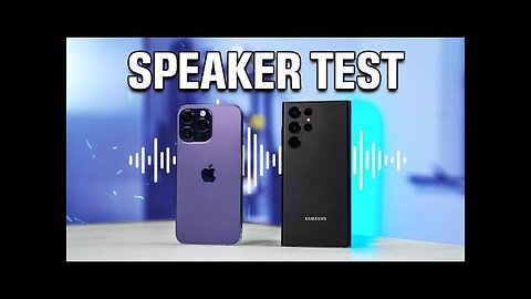 iPhone 14 Pro Max vs Galaxy S22 Ultra Speaker TEST!