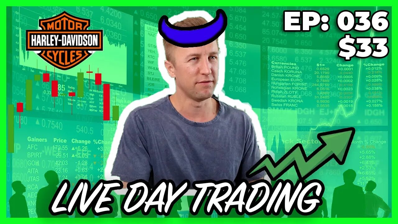 Webull Live Day Trading (How NOT to Ride a Wild $HOG) | EP 036