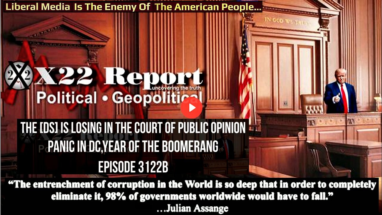 Ep 3122b - The [DS] Is Losing In The Court Of Public Opinion, Panic In DC,Year Of The Boomerang