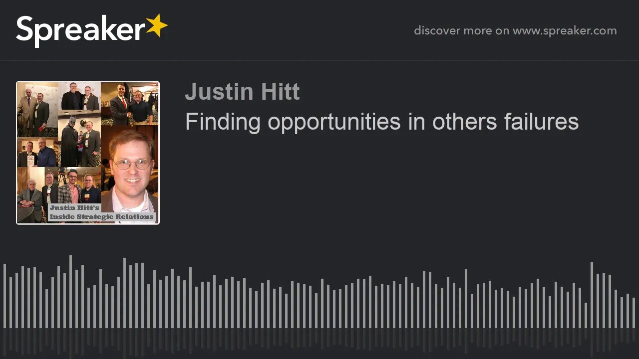 Finding opportunities in others failures