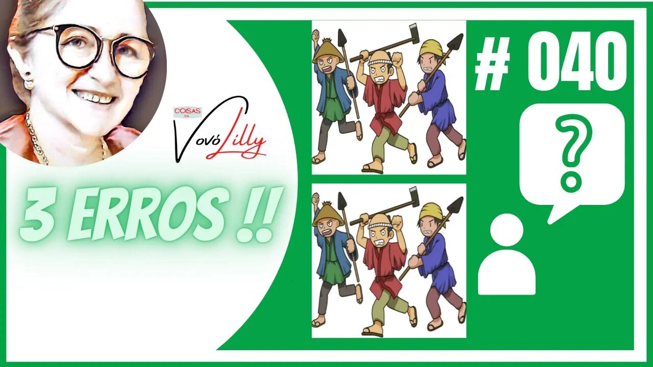 BRINCADEIRA DOS TRES ERROS | # 040 | PLAY OF THE THREE ERRORS