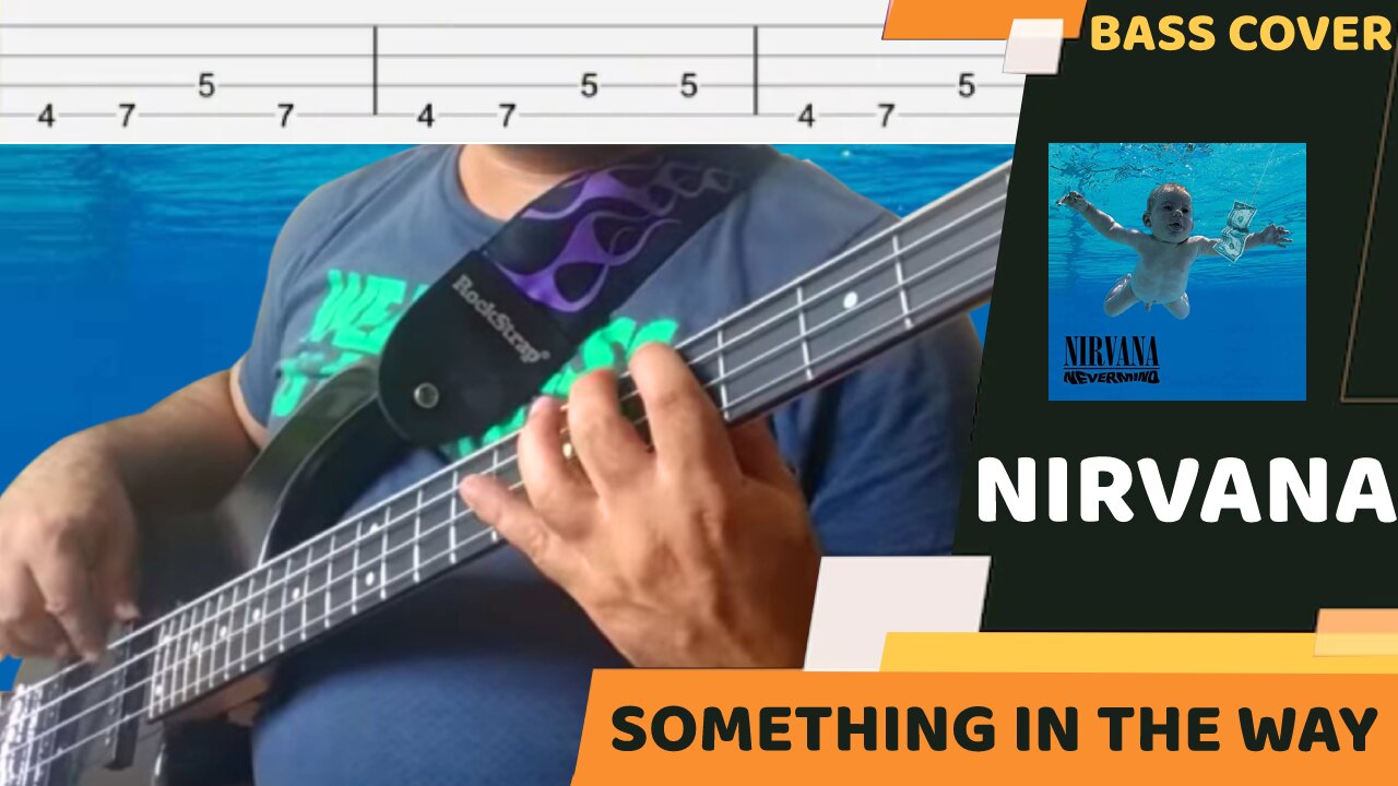 Nirvana - Something In The Way - Bass Cover & Tabs