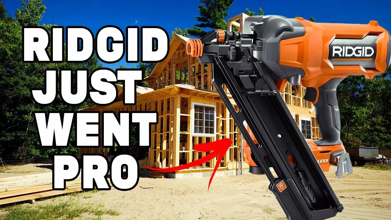 New Ridgid 18V Cordless Framing Nailer Full Hands On Review (Watch Before You Buy)