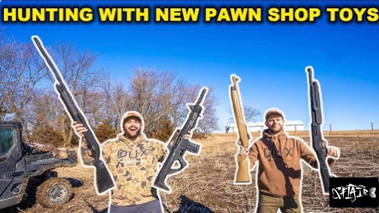 Taking the new PAWN SHOP TOYS hunting at the ranch! (Catch, cleaning, and cook)