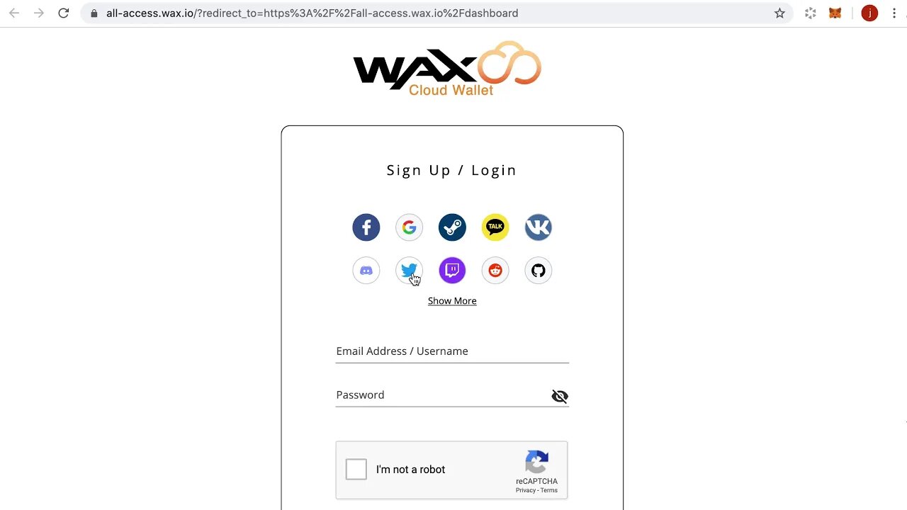 How to Create a Free WAX Cloud Wallet