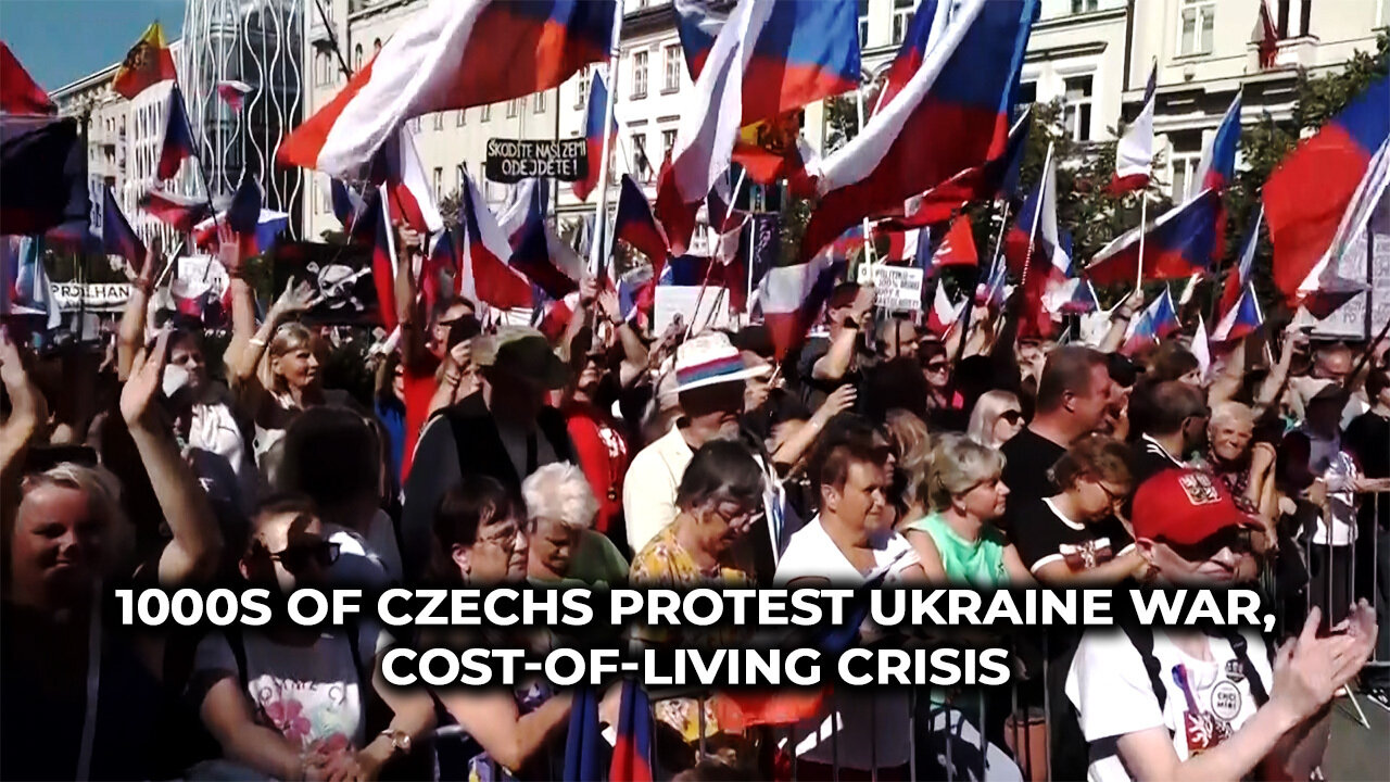 1000s of Czechs Protest Ukraine War, Cost-of-Living Crisis