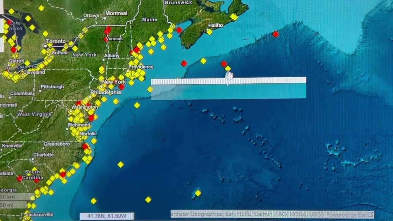 Nova Scotia Buoy In Motion Jul 10,2023