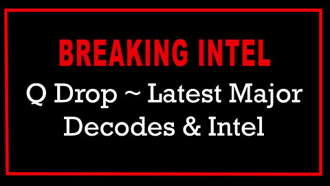 Q Drop ~ Latest Major Decodes & Intel 4.28.23 > Scare Event