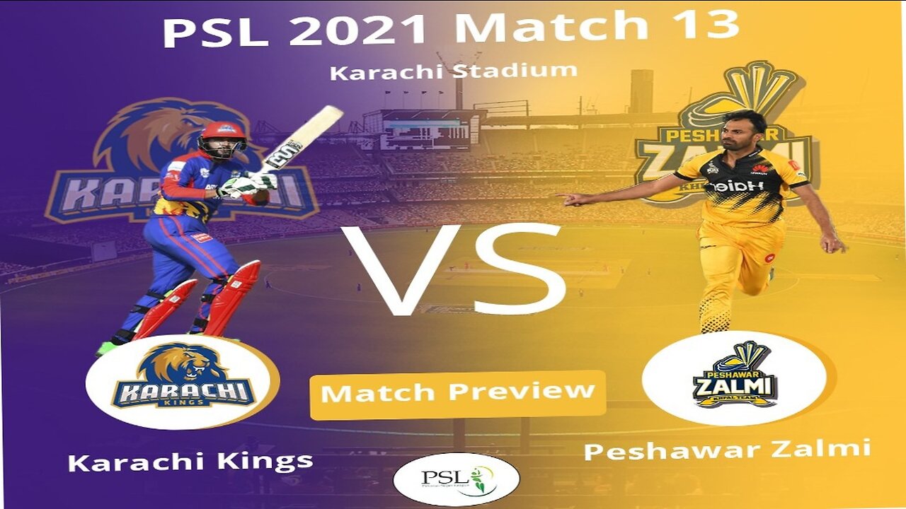 Peshawar zalmi vs Karachi kings psl match highlights