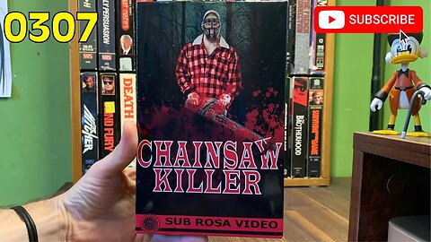 [0307] CHAINSAW KILLER (2013) VHS INSPECT [#chainsawkiller #chainsawkillerVHS]