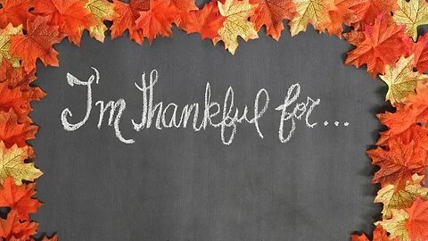 Are you thankful to YHWH